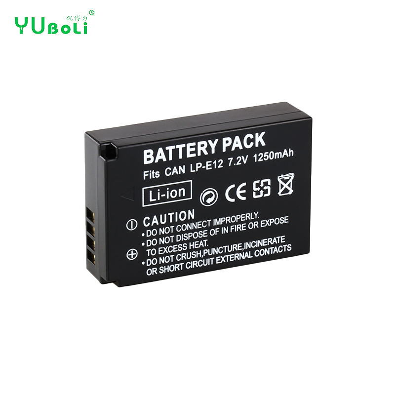 lp-e12相机电池适用于佳能EOS M50 M200 M100 100D SX70hs M10 M2 M kissx7 x7