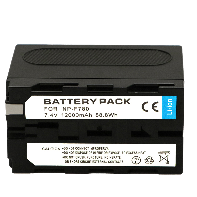 适用索尼NP-F780PD/F750/F970电池适用索尼摄像机 无线图传 监视器神牛补光灯电池LED摄影灯外拍影视灯全解码